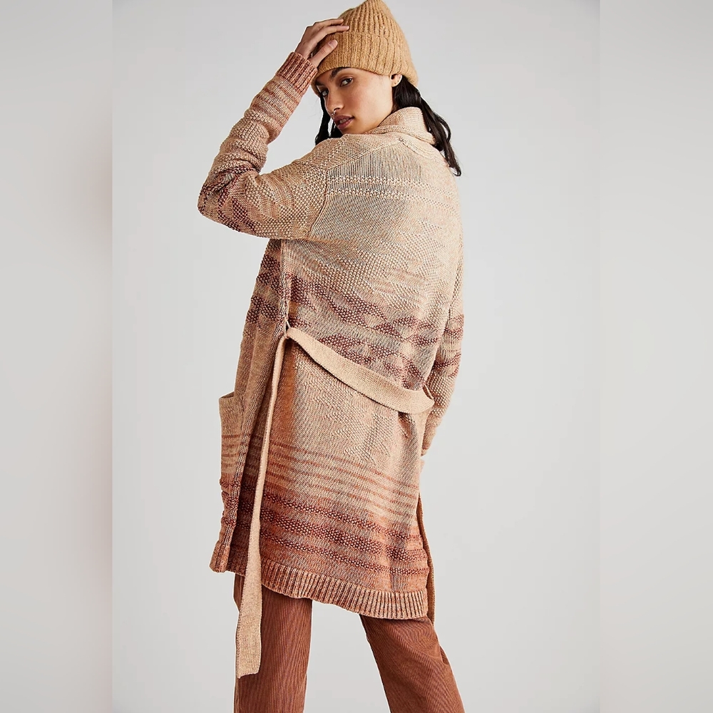 Free People x Pendleton Monterey Belted Cardigan NWT XS - Picture 7 of 13